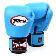 BGVL3 Twins Light Blue Velcro Boxing Gloves