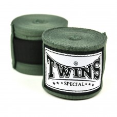 CH5 Twins 5m Olive Green Premium Elastic Handwraps